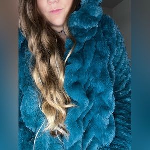 Lux Muse Crop Faux Coat